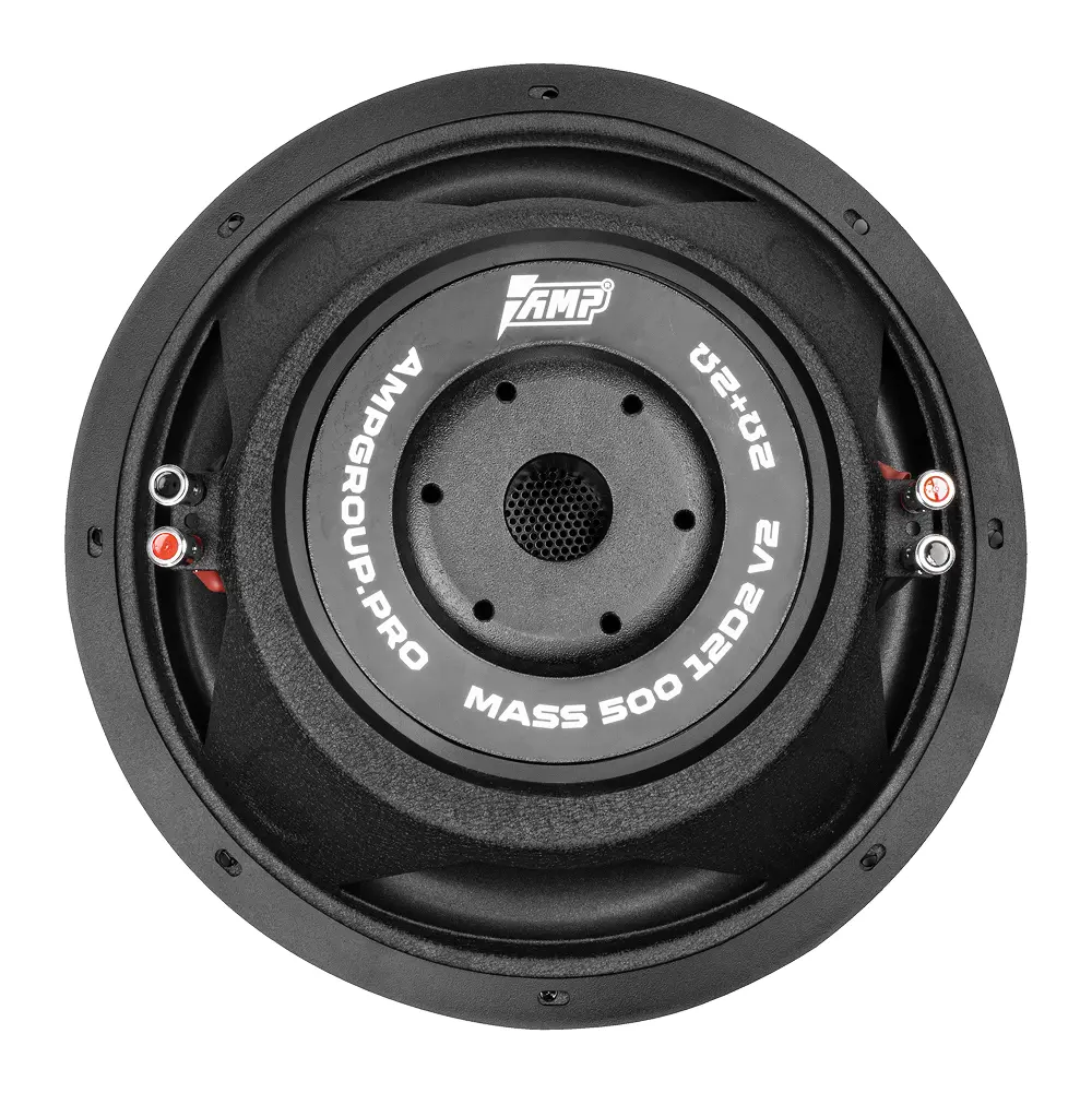 Сабвуферный динамик AMP MASS 500 12D2 V.2 (2+2 Ом, rms500) купить в интернет магазине AMPGROUP.  Сабвуферный динамик AMP MASS 500 12D2 V.2 (2+2 Ом, rms500)   цены, большой каталог, новинки.
