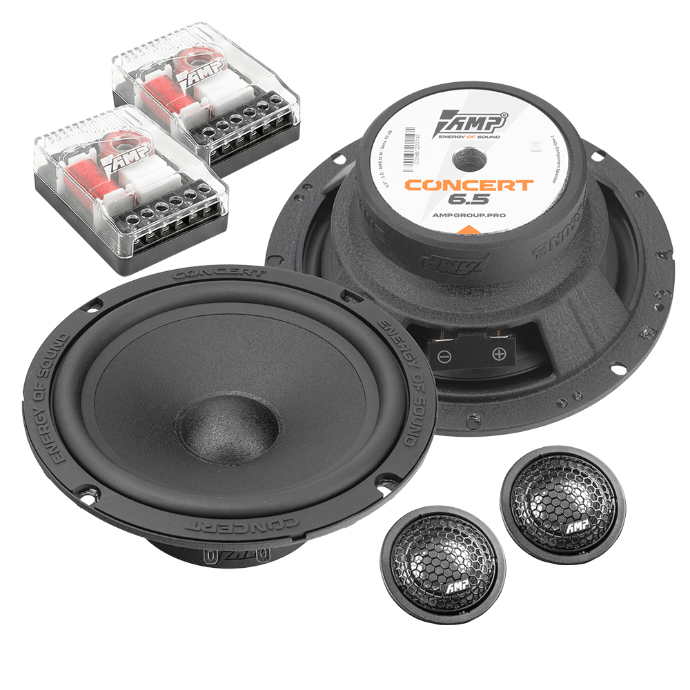 Акустика компонентная AMP Concert 6.5 купить в интернет магазине AMPGROUP.  Акустика компонентная AMP Concert 6.5   цены, большой каталог, новинки.

