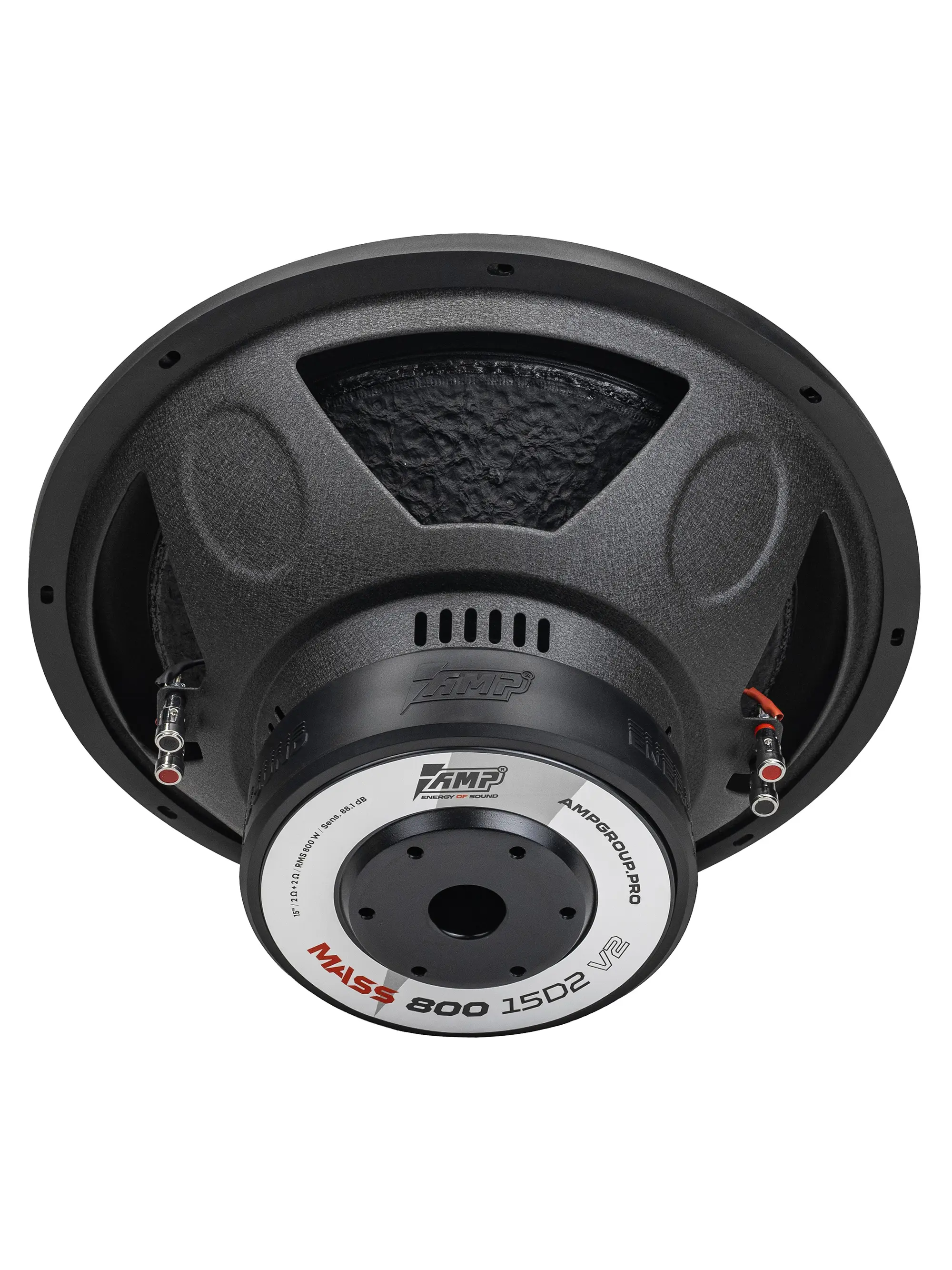Сабвуферный динамик AMP MASS 800 15D2 V.2 купить в интернет магазине AMPGROUP.  Сабвуферный динамик AMP MASS 800 15D2 V.2   цены, большой каталог, новинки.
