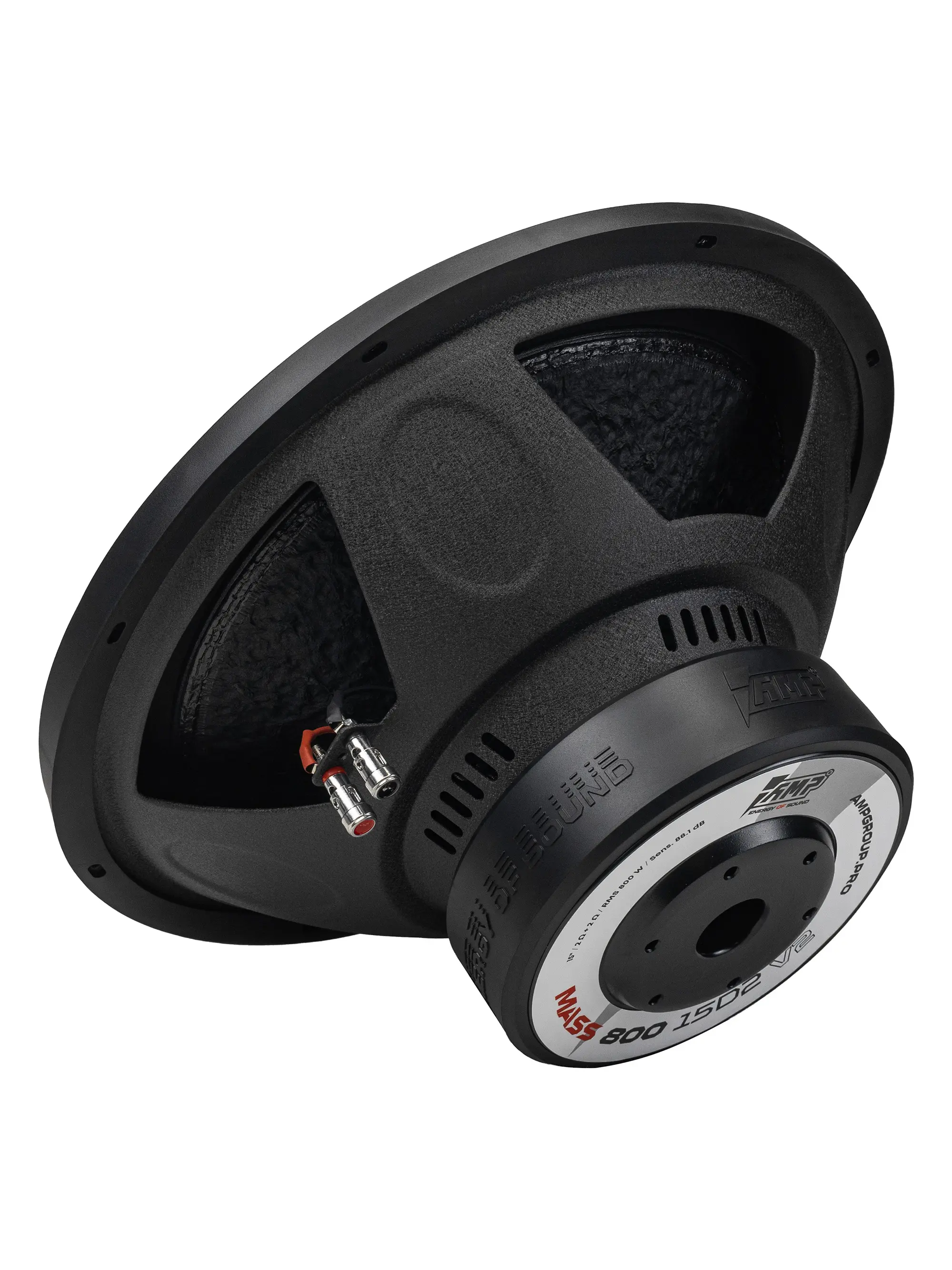 Сабвуферный динамик AMP MASS 800 15D2 V.2 купить в интернет магазине AMPGROUP.  Сабвуферный динамик AMP MASS 800 15D2 V.2   цены, большой каталог, новинки.
