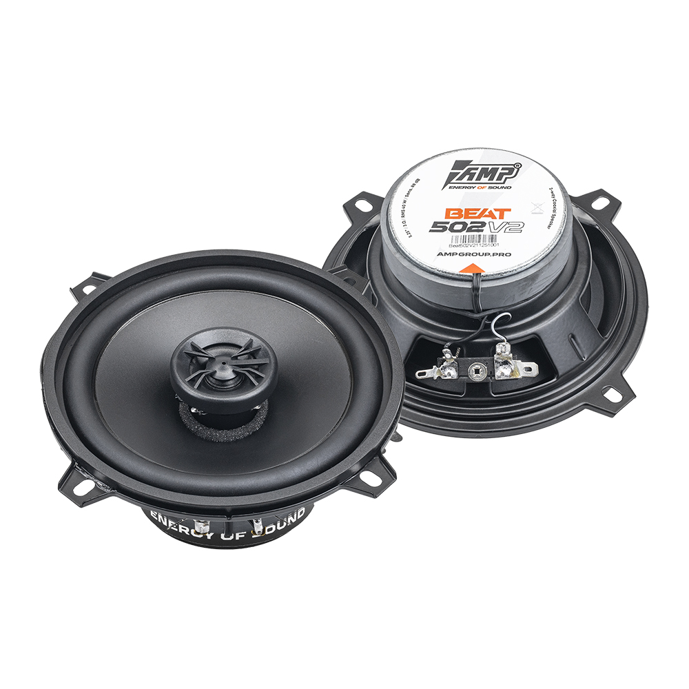 Акустика коаксиальная AMP Beat 502 v2 купить в интернет магазине AMPGROUP.  Акустика коаксиальная AMP Beat 502 v2   цены, большой каталог, новинки.
