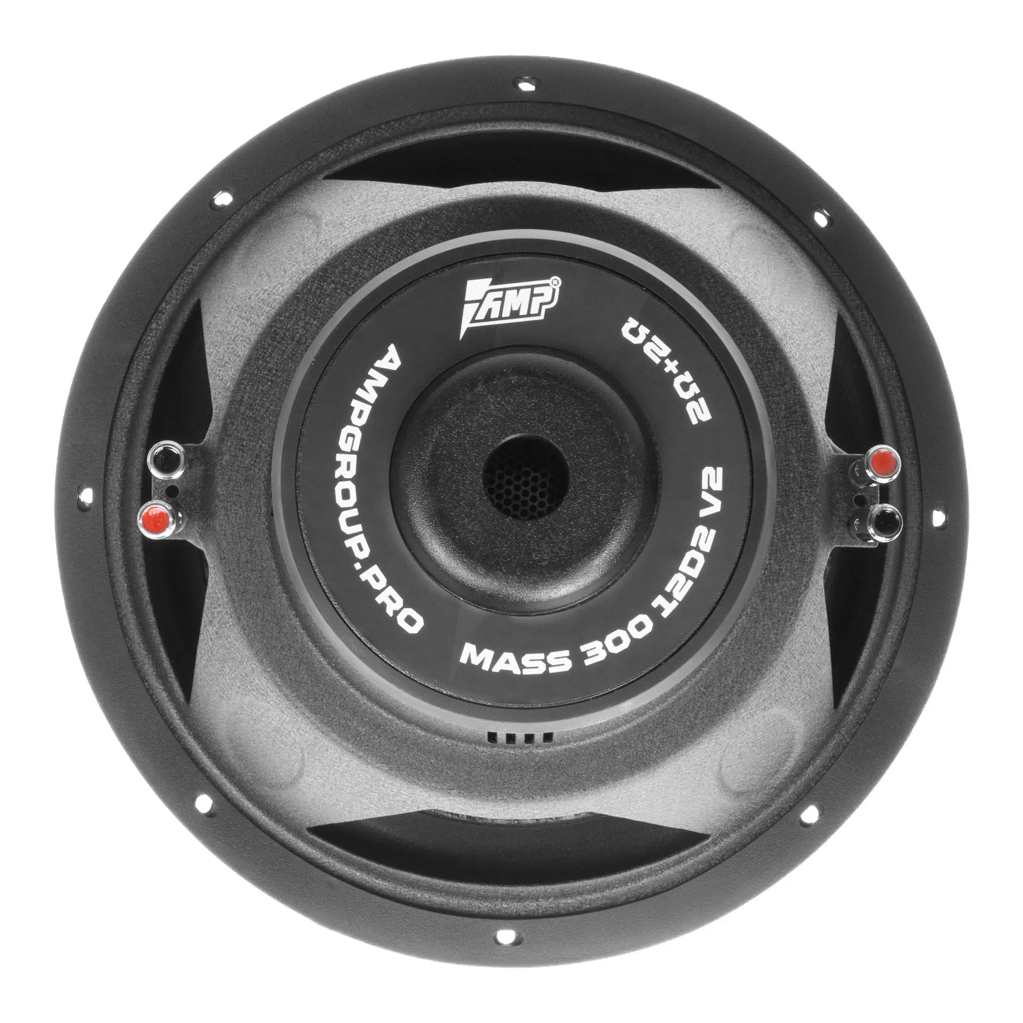 Сабвуферный динамик AMP MASS 300 12D2 V.2 (2+2 Ом, rms300) купить в интернет магазине AMPGROUP.  Сабвуферный динамик AMP MASS 300 12D2 V.2 (2+2 Ом, rms300)   цены, большой каталог, новинки.
