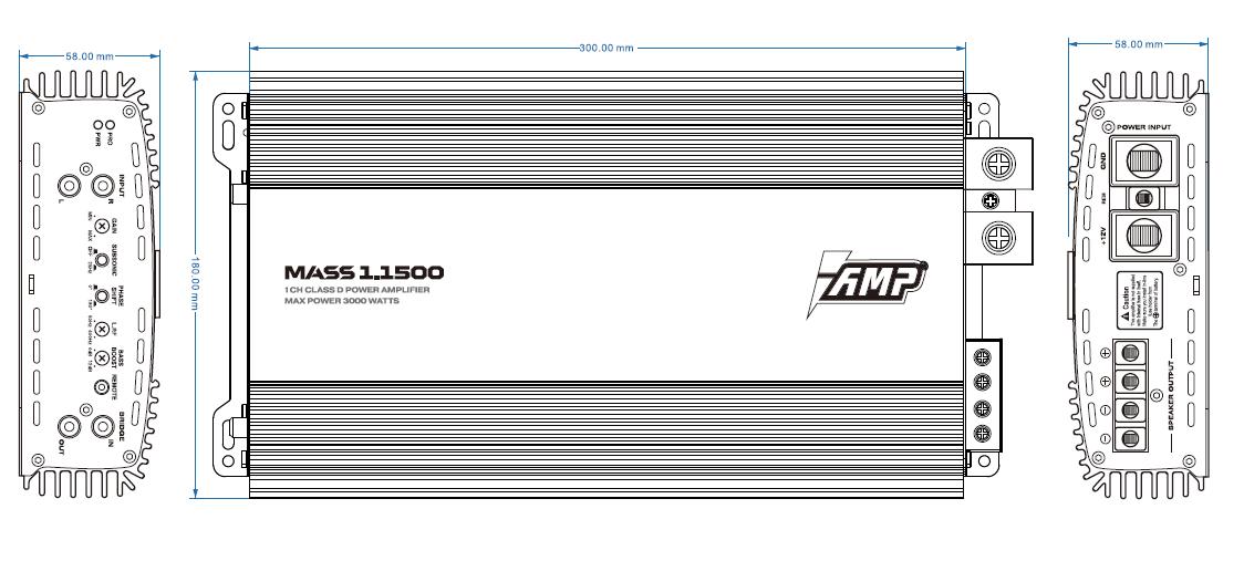 Усилитель AMP MASS 1.1500 купить в интернет магазине AMPGROUP.  Усилитель AMP MASS 1.1500   цены, большой каталог, новинки.
