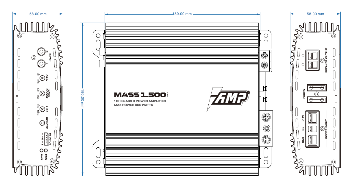 Усилитель AMP MASS 1.500 купить в интернет магазине AMPGROUP.  Усилитель AMP MASS 1.500   цены, большой каталог, новинки.
