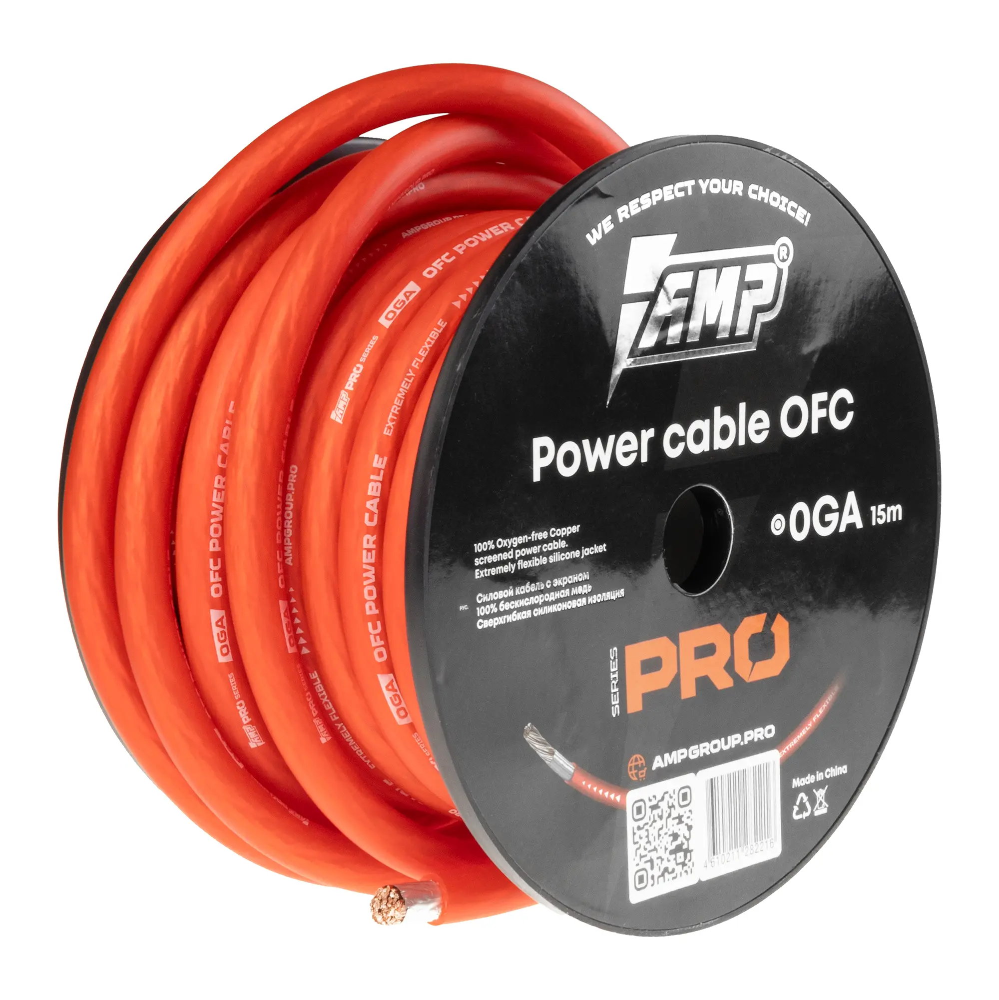Провод силовой AMP PRO 0Ga OFC Extremely flexible Красный (15м) медь 100% купить в интернет магазине AMPGROUP.  Провод силовой AMP PRO 0Ga OFC Extremely flexible Красный (15м) медь 100%   цены, большой каталог, новинки.
