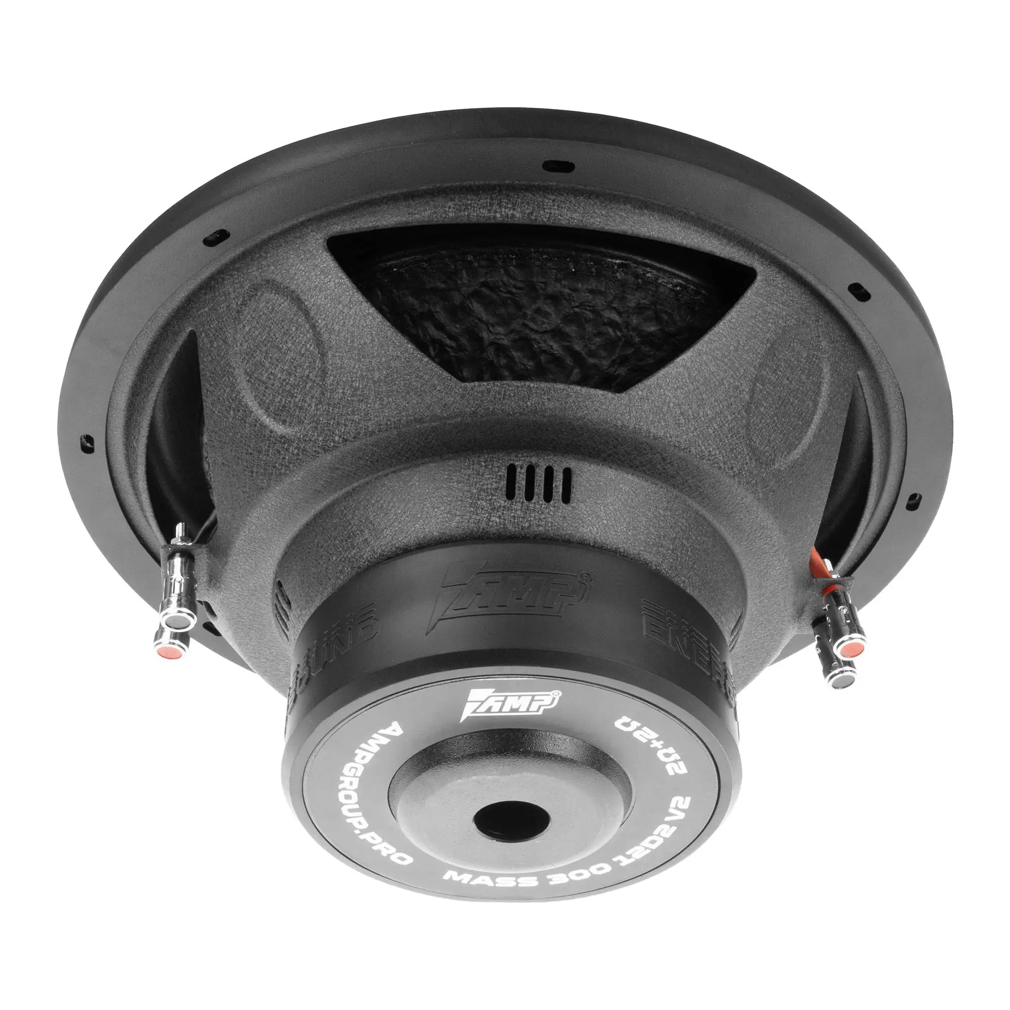 Сабвуферный динамик AMP MASS 300 12D2 V.2 (2+2 Ом, rms300) купить в интернет магазине AMPGROUP.  Сабвуферный динамик AMP MASS 300 12D2 V.2 (2+2 Ом, rms300)   цены, большой каталог, новинки.
