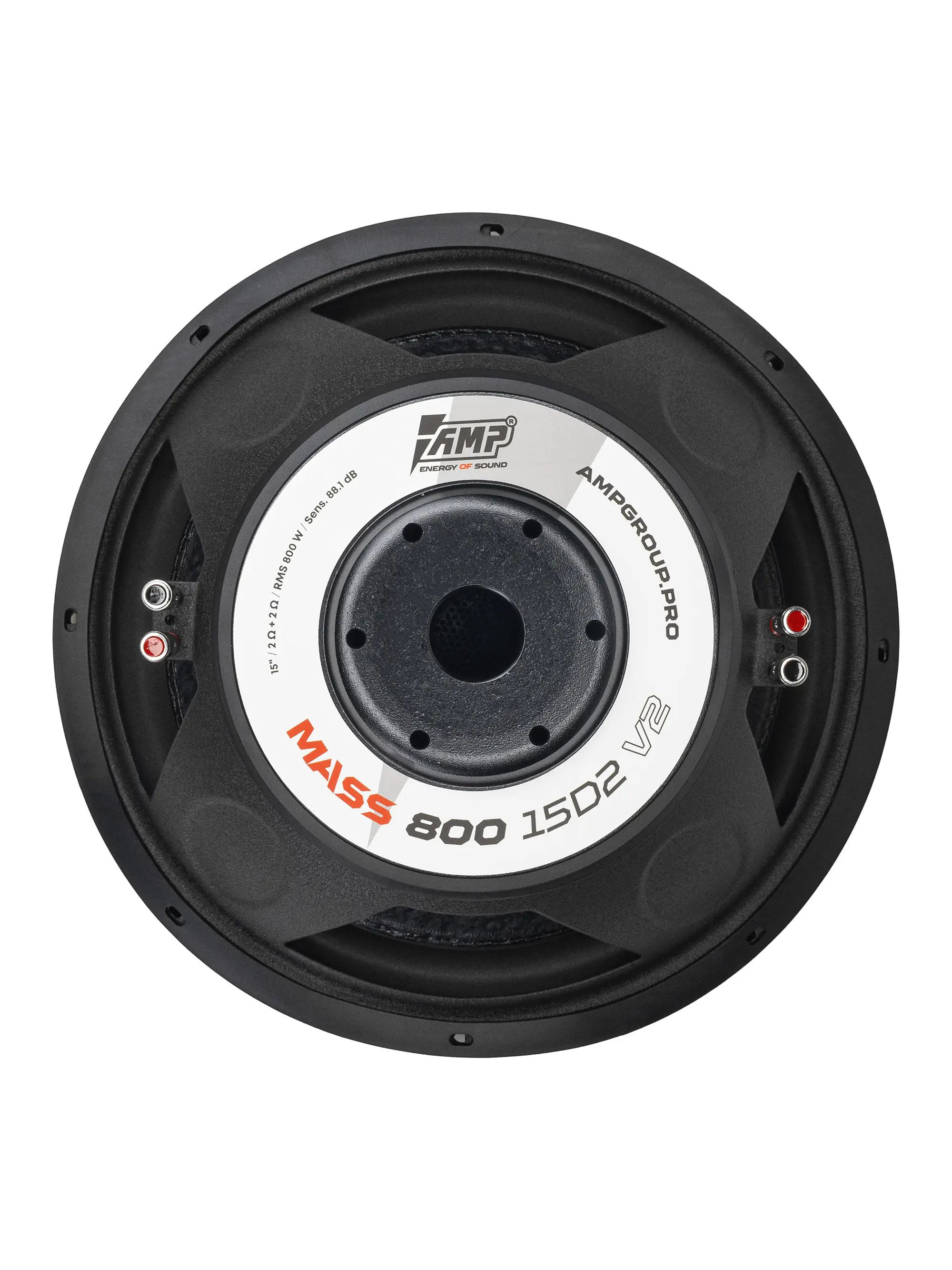 Сабвуферный динамик AMP MASS 800 15D2 V.2 купить в интернет магазине AMPGROUP.  Сабвуферный динамик AMP MASS 800 15D2 V.2   цены, большой каталог, новинки.
