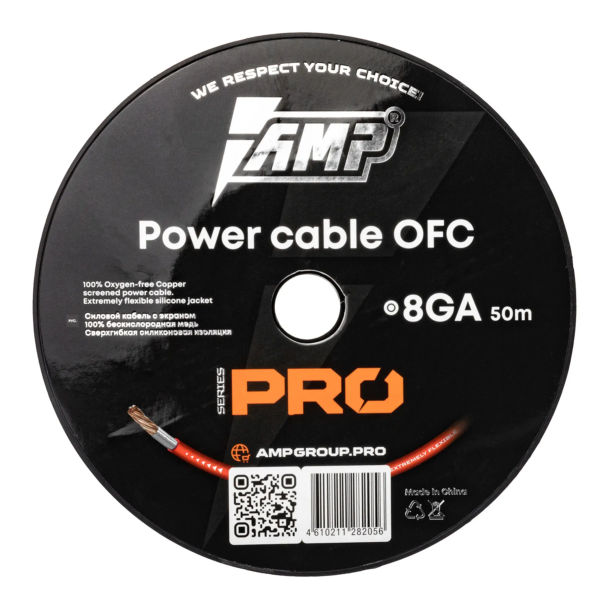 Провод силовой AMP PRO 8Ga OFC Extremely flexible Красный медь 100% купить в интернет магазине AMPGROUP.  Провод силовой AMP PRO 8Ga OFC Extremely flexible Красный медь 100%   цены, большой каталог, новинки.

