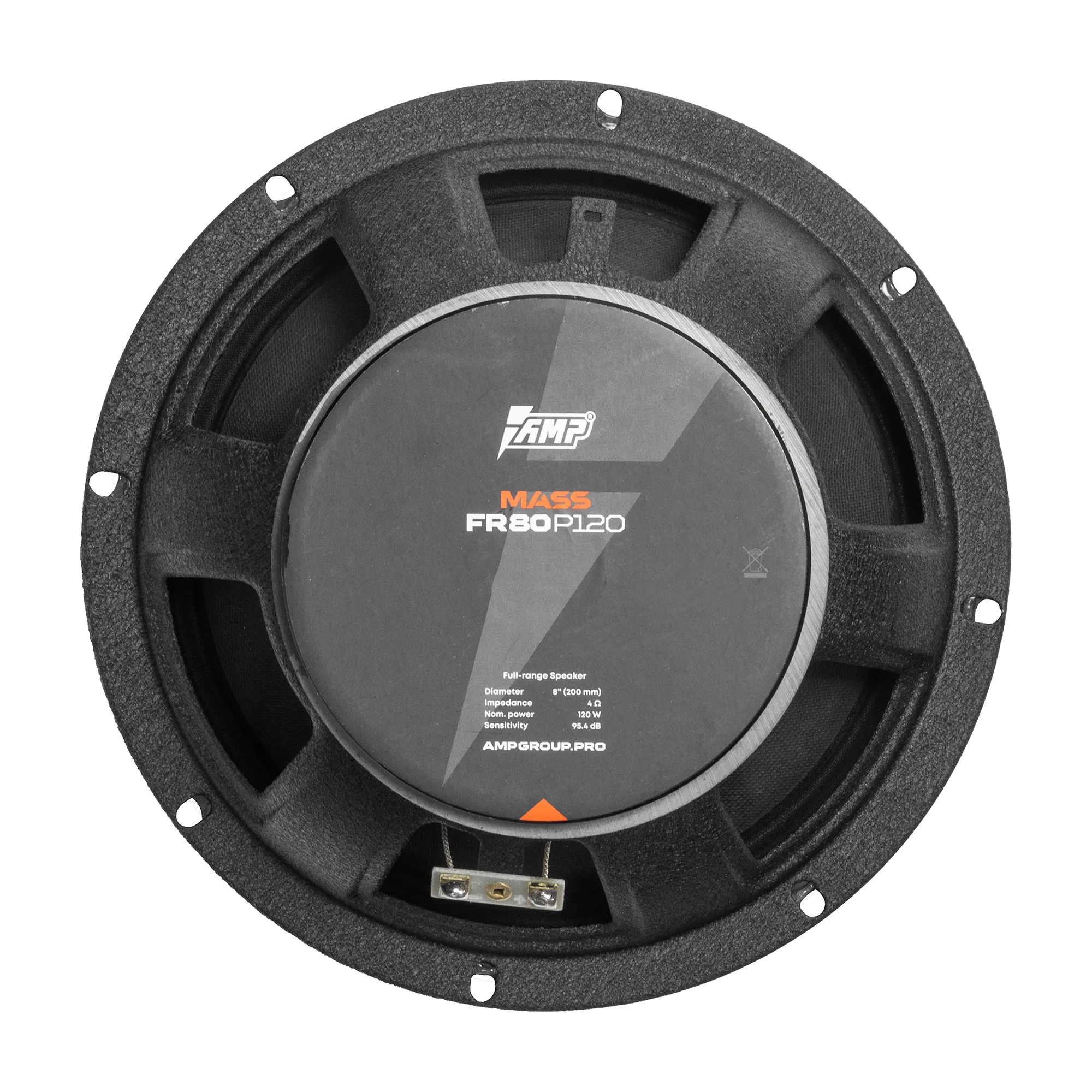 Акустика эстрадная AMP MASS FR80P120 (4ом) широкополосная купить в интернет магазине AMPGROUP.  Акустика эстрадная AMP MASS FR80P120 (4ом) широкополосная   цены, большой каталог, новинки.
