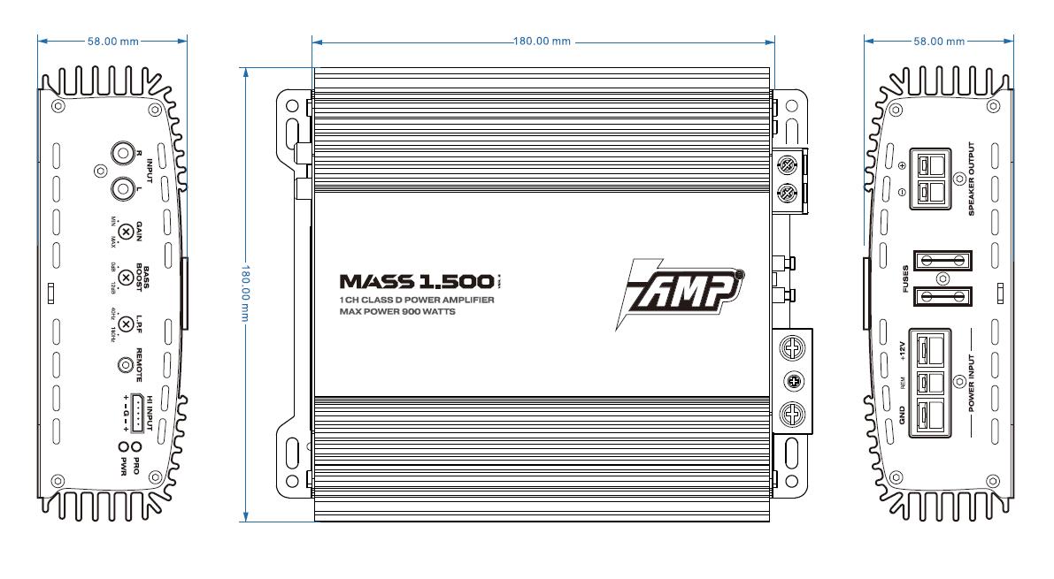 Усилитель AMP MASS 1.500 ver.2 купить в интернет магазине AMPGROUP.  Усилитель AMP MASS 1.500 ver.2   цены, большой каталог, новинки.
