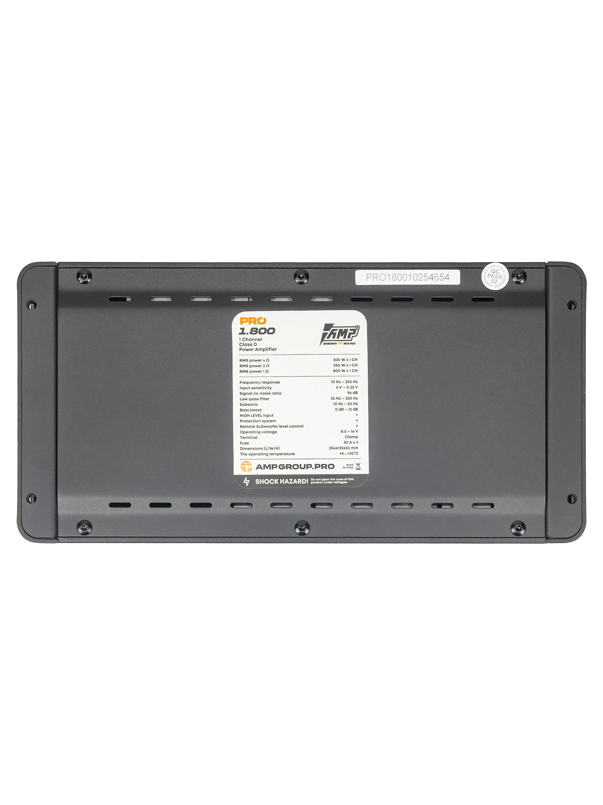 Усилитель AMP PRO 1.800 купить в интернет магазине AMPGROUP.  Усилитель AMP PRO 1.800   цены, большой каталог, новинки.
