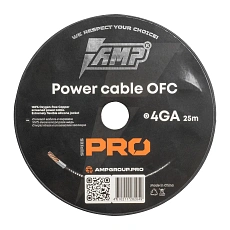 Провод силовой AMP PRO 4Ga OFC Extremely flexible Черный (25м) медь 100% купить в интернет магазине AMPGROUP.  Провод силовой AMP PRO 4Ga OFC Extremely flexible Черный (25м) медь 100%   цены, большой каталог, новинки.
