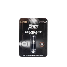 Светодиод салонный AMP StandartBright C5W(31mm) 1 штука купить в интернет магазине AMPGROUP.  Светодиод салонный AMP StandartBright C5W(31mm) 1 штука   цены, большой каталог, новинки.
