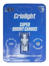 Светодиод габаритный AMP/Criolight SuperBright T10 CANBUS 1 штука купить в интернет магазине AMPGROUP.  Светодиод габаритный AMP/Criolight SuperBright T10 CANBUS 1 штука   цены, большой каталог, новинки.
