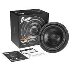 Сабвуферный динамик AMP MASS 500 10D2 V.2 купить в интернет магазине AMPGROUP.  Сабвуферный динамик AMP MASS 500 10D2 V.2   цены, большой каталог, новинки.
