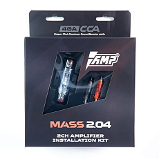 Провода комплект AMP MASS 2.04 для 2х канального усилителя (CCA) купить в интернет магазине AMPGROUP.  Провода комплект AMP MASS 2.04 для 2х канального усилителя (CCA)   цены, большой каталог, новинки.
