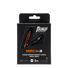 Провод соединительный AMP MRCA-3 Межблочный кабель-медь (3м) купить в интернет магазине AMPGROUP.  Провод соединительный AMP MRCA-3 Межблочный кабель-медь (3м)   цены, большой каталог, новинки.
