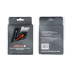 Провод соединительный AMP MRCA-5 Межблочный кабель. Медь OFC (5 м) купить в интернет магазине AMPGROUP.  Провод соединительный AMP MRCA-5 Межблочный кабель. Медь OFC (5 м)   цены, большой каталог, новинки.

